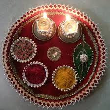 Manjal And Kungumam Aarthi Plate Thali Decoration Ideas Diy Diwali Decorations Wedding Gifts Packaging
