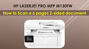 This hp monochrome laser printer is designed to fit into tight workspaces and deliver fast printing and copying of up to 23 pages per minute with the first page out in as fast as 7.3 seconds. Hp Laserjet Pro Mfp M130fw How To Scan A 2 Sided Document Save As Pdf Youtube