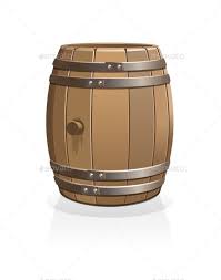 Vector Wooden Barrel Wooden Barrel Barrel Wooden