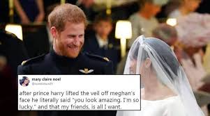 On saturday morning before the wedding, kensington palace announced that prince harry and meghan markle would become the duke and duchess of sussex after their marriage. Royal Wedding 2018 Prince Harry Said I Am So Lucky Looking At Meghan Markle Twitterati Cannot Stop Gushing Trending News The Indian Express