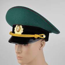 Soviet Border Service Officer S Visor Cap In 2021 Visor Cap Military Hat Police Officer Hat