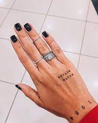 45 Meaningful Tiny Finger Tattoo Ideas Every Woman Eager To Paint Page 21 Of 45 Latest Fashion Trends For Woman Finger Tattoos Tiny Finger Tattoos Finger Tattoo Ideas