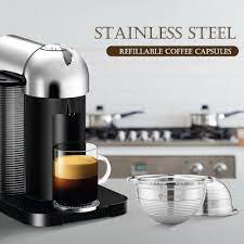 Get it as soon as wed, jul 7. Stainless Steel Coffee Capsules Vertuoline Pod Filters Cup 70ml Brewing Volume Reusable Refillable Coffee Capsule Coffer Set For Nespresso Vertuoline Gca1 Delonghi Env135 Walmart Canada