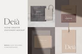 Deia Stationery Mockup Scene Creator Stationery Mockup Design Mockup Free Free Psd Mockups Templates