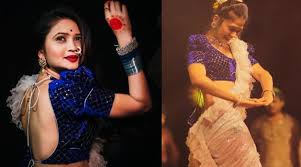 Gautami Patil Earning per Show Real age Boyfriend Viral Gautami White Saree  Lavani Show Video