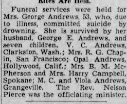 Obituary for Andrews (Aged 53)