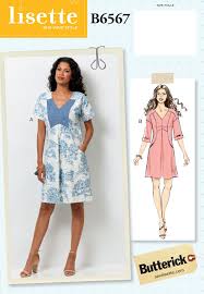Introducing Lisette For Butterick B6567 Pattern Dress Women Sewing Clothes Dress Sewing Patterns