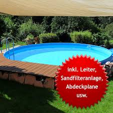 Pool Set Visionzon Rund 5 40 X 1 44m Inkl Zubehor Versandkostenfrei Fur 1 524 23