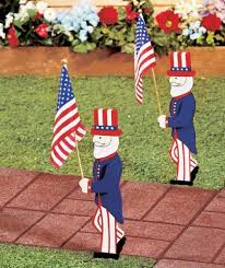 Set Of 2 Uncle Sam Patriotic Lawn Decoration 4th Of July Independence Day Yard Garden Lawn Americana Flag De Flag Decor 4th Of July Decorations 4th July Crafts