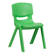 Carnegy Avenue Green Plastic Stackable School Chair With 15 5 In Seat Height Cga Yu 5562 Gr Hd The Home Depot School Chairs Flash Furniture Classroom Chairs