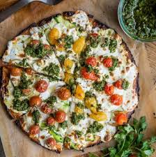summer socca with veggies and chimichurri gluten free flatbread food processor recipes fresh veggies