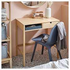 Nordkisa Coiffeuse Bambou Materiau Durable Ikea In 2021 Ikea Dressing Table Dressing Table Ikea