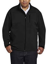 Amazon Essentials Men S Big Tall Water Resistant Softshell Jacket Fit By Dxl Black 6x For Product Pr Mens Big And Tall Mens Essentials Soft Shell Jacket