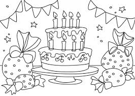Dessin à imprimer fille 8 ans. Coloriage Gateau Anniversaire 10 Ans Collection De Gateaux