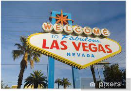 Das las vegas sign, das diamantenförmige eingangsschild am anfang des strips etwa in höhe des mandalay bay hotels trägt die aufschrift welcome to fabulous las vegas. Poster Welcome To Fabulous Las Vegas Schild Pixers Wir Leben Um Zu Verandern