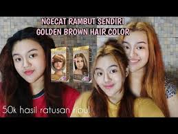 Warna yang berada diantara gradasi kuning, orange, dan cokelat ini mampu memberikan kesan berani dan penuh pernyataan pada tampilanmu. Cat Rambut Golden Brown Miranda Sendiri Dirumah Youtube