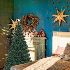 Walmart.com has been visited by 1m+ users in the past month Fiber Optic Pre Lit Artificial Christmas Tree With Led Lights Top Star Overstock 29959159