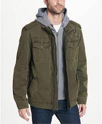 Levi S Men S Sherpa Lined Two Pocket Hooded Trucker Jacket Reviews Coats Jackets Men Macy S Trucker Jacket Jackets Mens Jackets