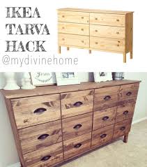 Ikea Tarva 6 Drawer Dresser Hack Ikea Ikea Diy Ikea Furniture Hacks