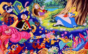 Looking for the best wallpapers? 49 Trippy Alice In Wonderland Wallpaper On Wallpapersafari