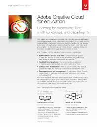 An adobe creative cloud membership lets you activate your apps on two computers. Adobe Creative Cloud For Education Manualzz