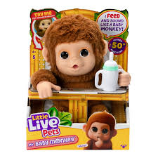 LITTLE LIVE PETS MY BABY MONKEY, Interactive Monkey!