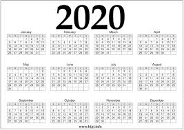 October 2020 calendar kalnirnay free printable calendar. 2020 Calendar Template Printable 2020 Calendar Free Template Hipi Info Calendars Printable Free