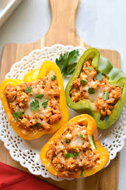 Loaded with either ground beef or turkey, rice, enchilada sauce, black beans, and corn. Italian Chicken Stuffed Peppers Gf Low Cal Skinny Fitalicious