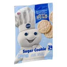 Egg, baking powder (baking soda, sodium aluminun phosphate), salt, natural flavor. Nyc Grocery Delivery Baking Pillsbury Ready To Bake Sugar Cookies