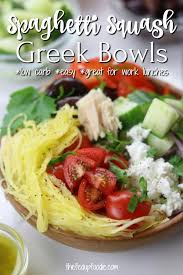 Spaghetti Squash Greek Bowls In 2020 Healthy Recipes Healthy Easy Healthy Recipes