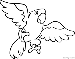 Check spelling or type a new query. Simple Flying Parrot Coloring Page Coloringall
