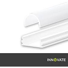 aluminium alu profil schiene streifen leiste u profil fur led stripes streifen alu u profil mini 12 flach weiss runde milchi led stripes aluminium led