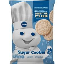 Sugar cookies include the following ingredients: Pillsbury Sugar Cookie Dough 16oz 24ct Target