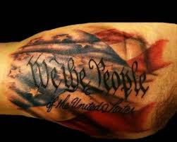 Skulls are another major mexican theme, symbolic of the day of the dead, and by extension, a popular motif in latino tattoo art. Colorful American Flag With Nice Text Tattoo Image Truetattoos