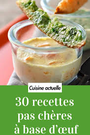 30 Recettes Pas Cheres A Base D œuf Recette Recette Oeuf Cuisine Et Boissons