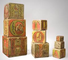 Free delivery and returns on eligible orders of £20 or more. Large Wooden Alphabet Blocks Vintage Antique Toys Vintage Toys Wooden Alphabet Blocks