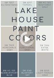 Lake House Paint Colors Farben Farbe Grau Schlafzimmer Farben