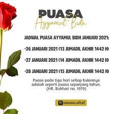 Ayyamul Bidh Di 2021