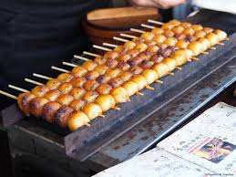 Mitarashi Dango Des Brochettes De Boulettes De Riz Boulette De Riz Alimentation Nourriture