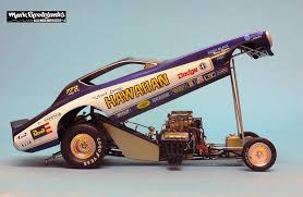 Hawaiian Classic Funny Car Plastic Model Cars Car Humor Funny Car Drag Racing