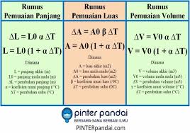 Kita buat contoh soal konversi suhu biar sobat lebih paham. Rumus Pemuaian Panjang Luas Volume Dan Pada Gas Soal Jawaban