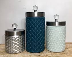 They are available in many sizes and shapes. Modern Kitchen Canister Set Rustic Farmhouse Kitchen Etsy Modern Kitchen Canisters Kitchen Canister Sets Farmhouse Kitchen Canisters