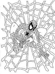 Ce dessin de spiderman n'attend plus qu'une seule chose : Coloriages De Spiderman