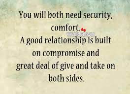 A Good Relationship Is Built On Compromise Idlehearts