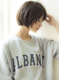 人気 女性らしい丸みのあるショートボブ 髪型ショートヘア ショートボブ ボブ ヘアスタイル