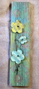 5 out of 5 stars. Primitive Country Handmade Repurposed Corrugated Tin Rustic Painted Tin Flowers Barn Wood Sign