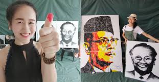 Malaysia's first pm :) he later played an important part in the. Malaysian Artist Creates Portraits Of Country S Founding Fathers Using Just Her Thumb Culture