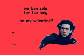 In addition to cards for kids featuring disney, star wars and other favorite characters, your children can find their own classroom valentines to share with fellow. 34 Perfect Star Wars Valentines To Give The Obi Wan For You Star Wars Valentines Funny Valentines Cards Valentines Memes