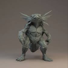 Turn Turntables Wartortle Pokemon Sculpt Anatomy Zbrush Clay Turtle Chimera Water Lion Sculpture Sculptures Sculpture