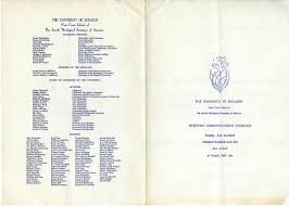 15th Commencement Exercises, Program, 1965